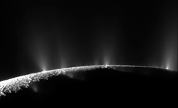 Power source for 101 geysers on frozen Enceladus