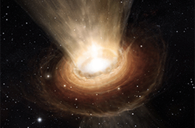 Dusty Surprise Around Black Hole Found By UCSB Phy