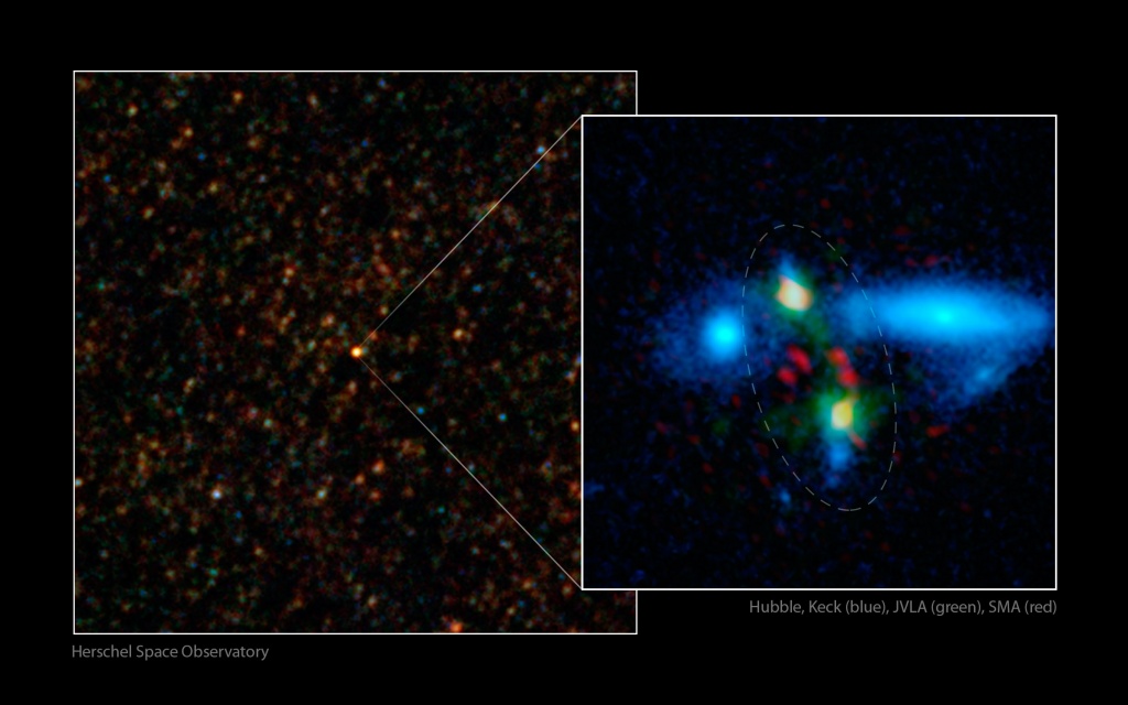 Fragile mega-galaxy is missing link
