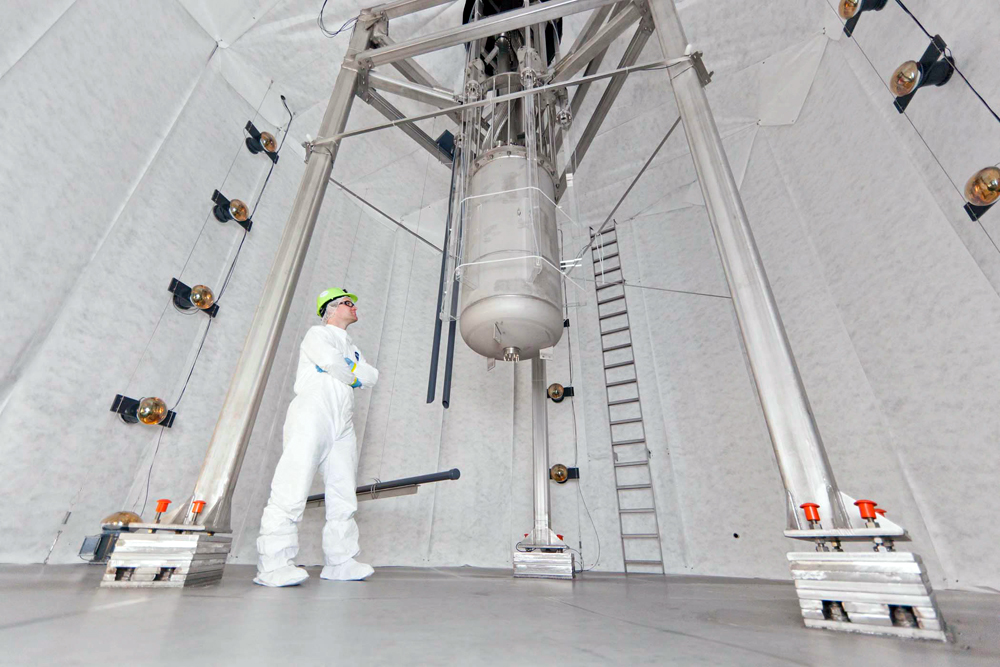 Dark Matter Detector Installed Underground and Sub