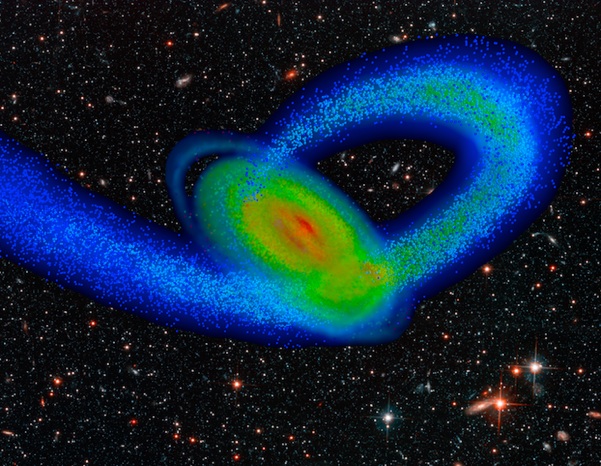 Incoming third impact of the Sagittarius Dwarf galaxy 